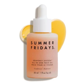 Summer Fridays Heavenly Sixteen Face Oil - All-in-one hydrating face conditioning for dry skin and a restorative blend of 16 firming, non-comedogenic oils (1 oz) / 여름 금요일 천상의 열여섯 얼굴 오일 - 건성 피부를 위한 올인원 하이드레이팅 페이스 컨디션과 탱탱한 16가지 논코메도제닉 오일의 회복 혼합물로 만들어졌습니다(1온스)