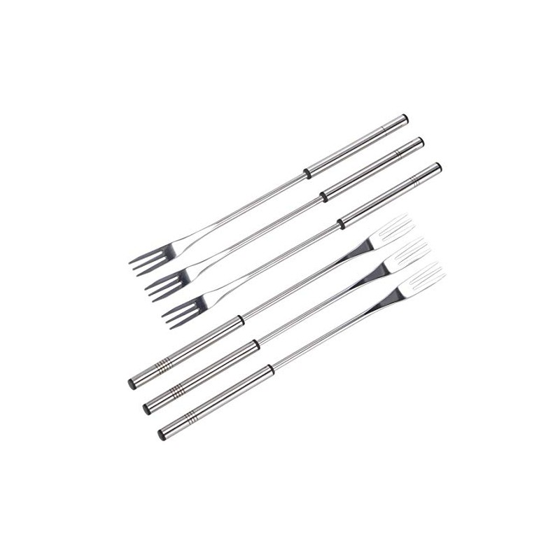 marion10020 Fondue Forks Fondue Skewers with Markings Stainless Steel 26