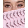 Natural Lashes Wispy False Eyelashes Natural Look Lashes Cat Eyelashes