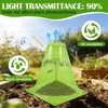 40PCS Garden Cloches for Plants with 80PCS Ground Stakes,Reusable Plant