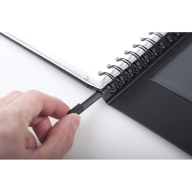 RHODIA 132576C - Exabook Black A5+ Refillable Organizer Notebook |