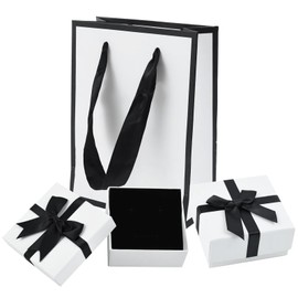 Small Jewelry Gift Box And Gift Bag For Bracelet Earring Ring Necklace Birthday Wedding Valentine's Day(SIZE:3 pcs)