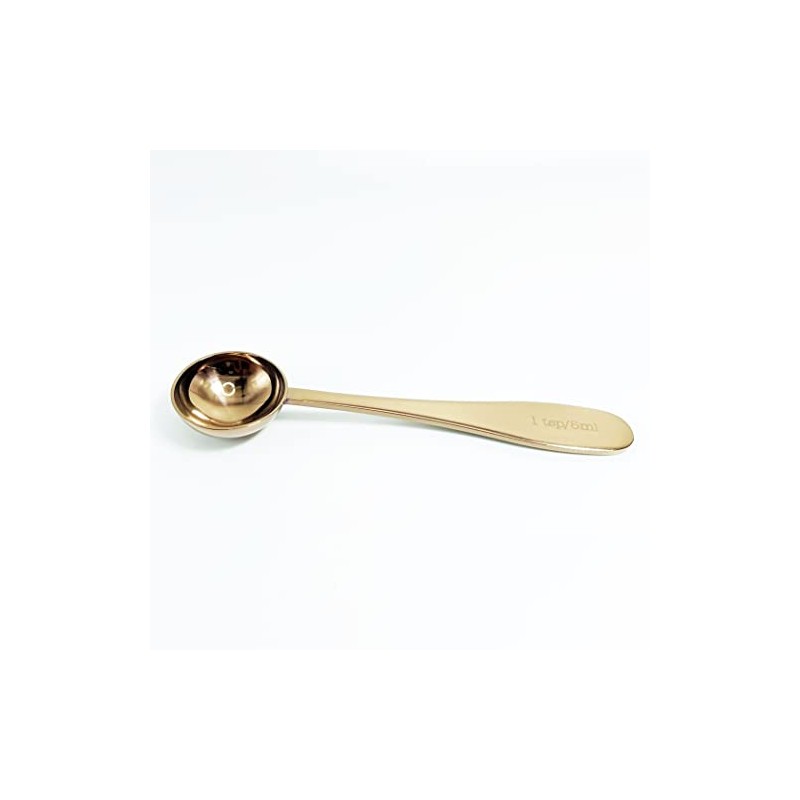 Kitchen Measuring Spoon 5ML (Gold) Stainless Steel, Tea Spoon, Tea