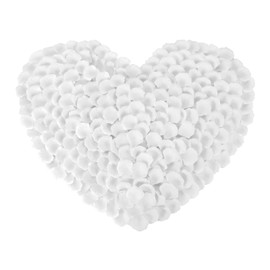 Usmilegift 1000 PCS Artificial Fake Rose Petals for Valentines Day,Flower Petals,Romantic Nightfor Her/Him Set,Wedding, Engagement, Party, in Bulk Flower Decorations（White）