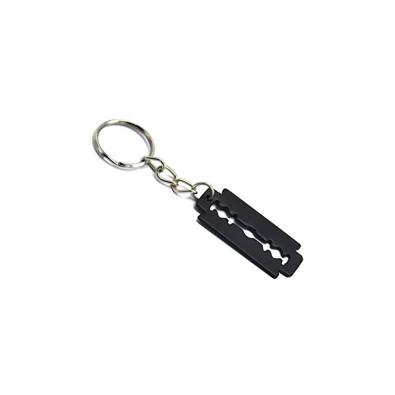 PRECISE CANADA Barber Razor Blade Key Ring/Key Chain Stylish Gift