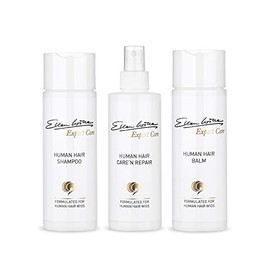 Human hair care set for real hair wigs