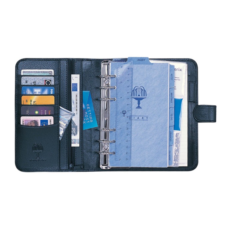 Collins Balmoral Premium Leather Personal Organiser Week to View 2018