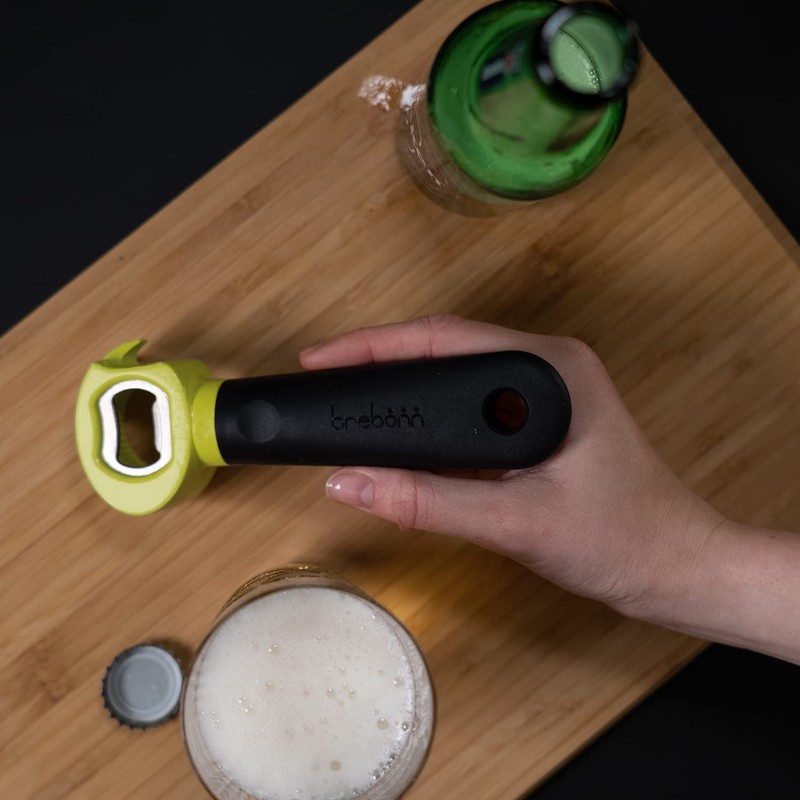 Trebonn STAPPO Multifunctional Bottle Opener with Ergonomic Handle and Non-Slip