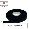 ZXTDBMBB Black Polyester bias Tape for Patchwork Assembly,Craft Binding,Hemming and