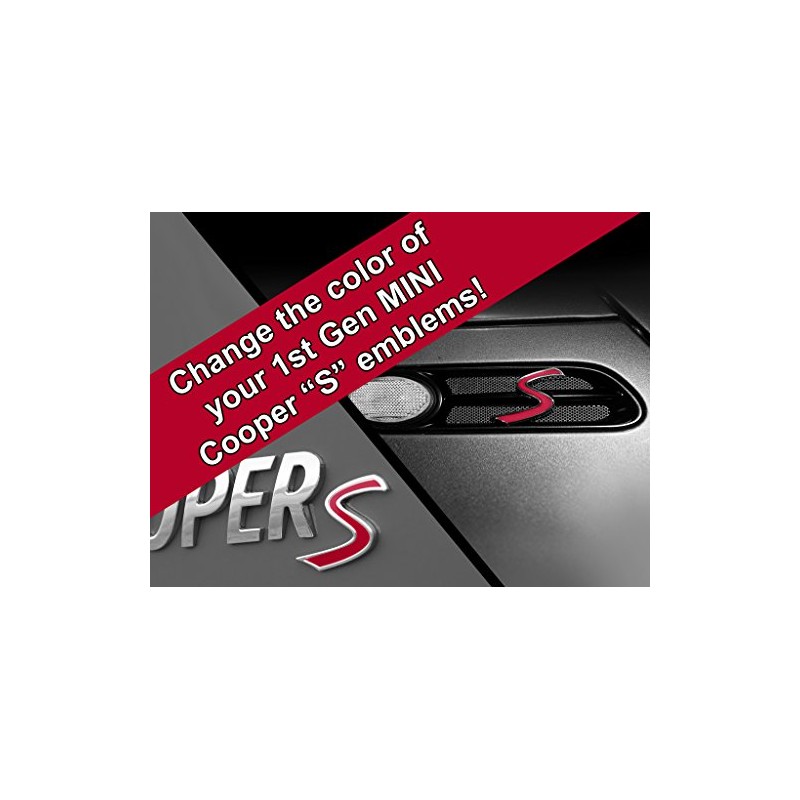 S Vinyl Decal Insert Replacements for Mini Cooper S 1st