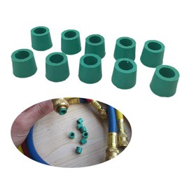 Acxico 100Pcs A/C 1/4" Charging Hose/Manifold Sealing O Ring Kit Replacement Rubber Gasket Seals Auto Repair Tool