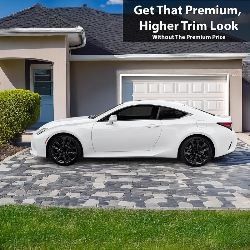 BOGAR TECH DESIGNS Side Window Chrome Delete Overlays Compatible with