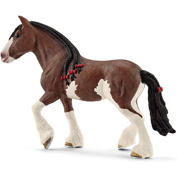 SCHLEICH Farm World, Animal Figurine, Farm Toys for Boys and Girls 3-8 Years Old, Clydesdale Mare