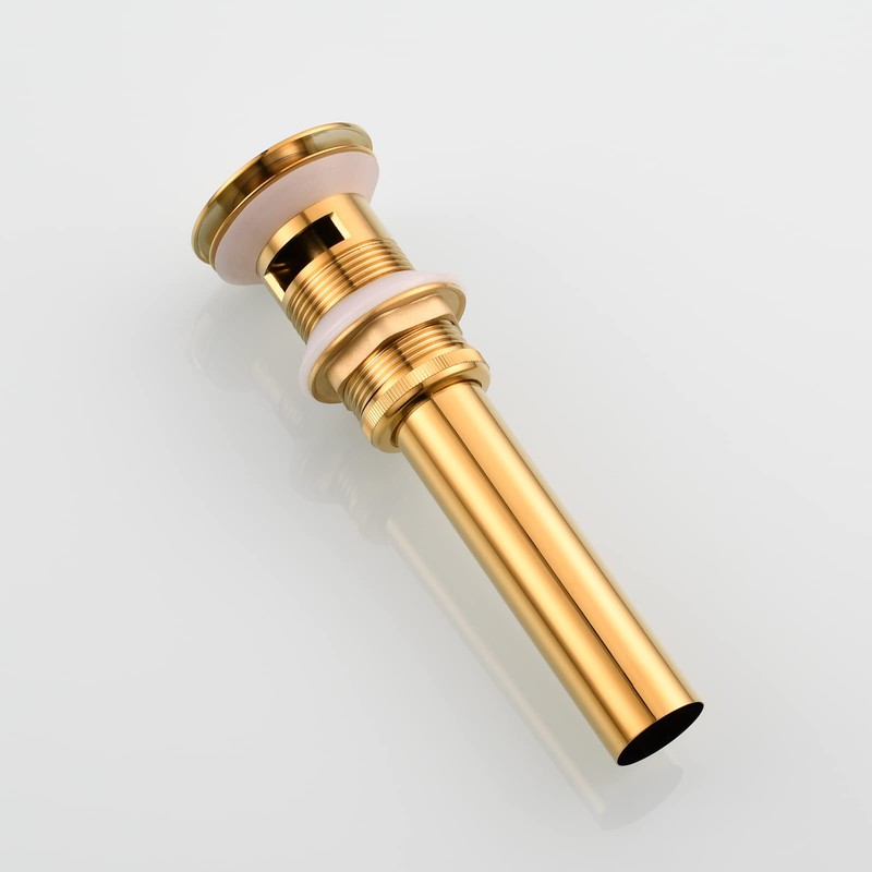 CIENCIA Titanium Gold Sink Drain Brass Pop Up Sink Stopper