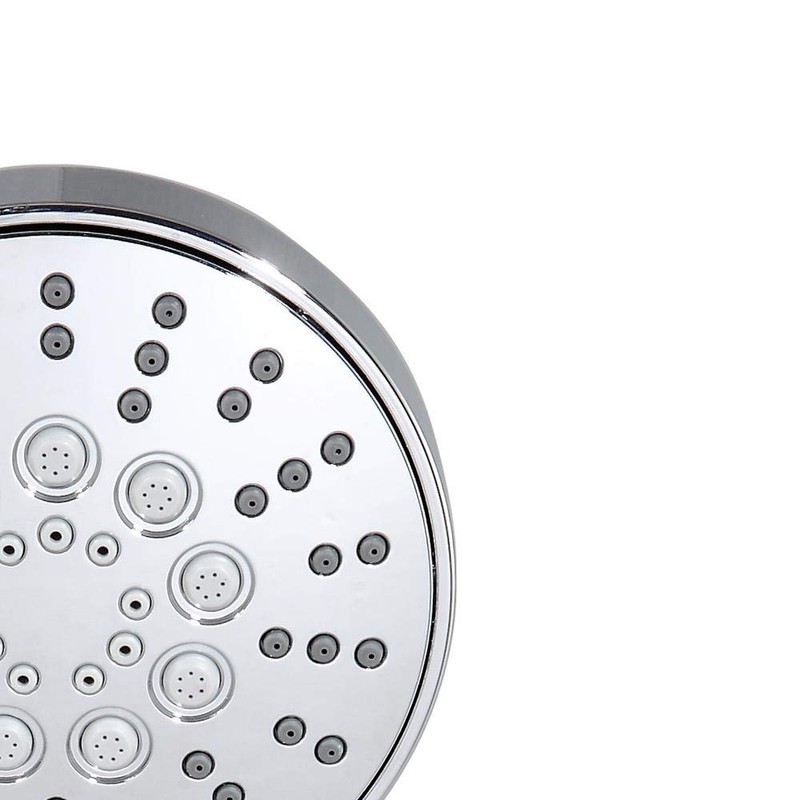 Modern 6-Spray Handheld Showerhead Kit with Pause Feature in Chrome