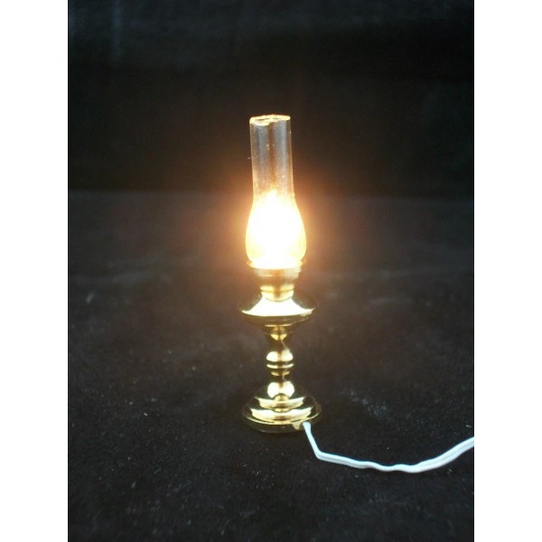 Houseworks Light - Brass Oil Lamp 2517 dollhouse miniature 1/12