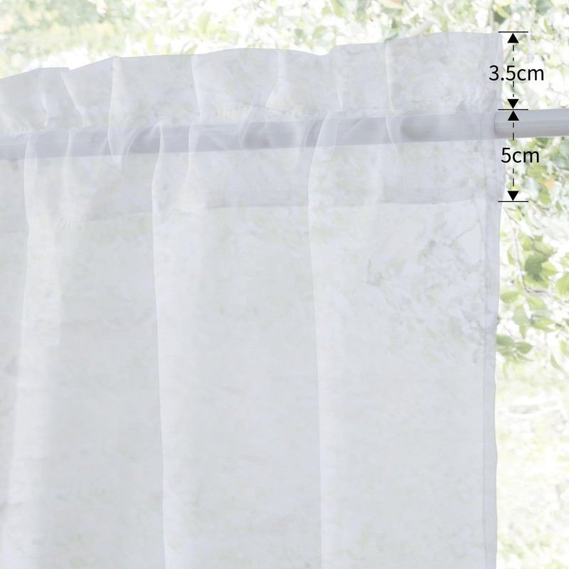 PONY DANCE Window Curtain Balcony Door French Door Curtain with