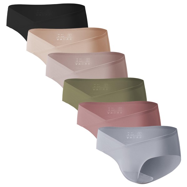 Angelhood 6 Pack Maternity Underwear Under Bump, Healthy Pregnancy Panties