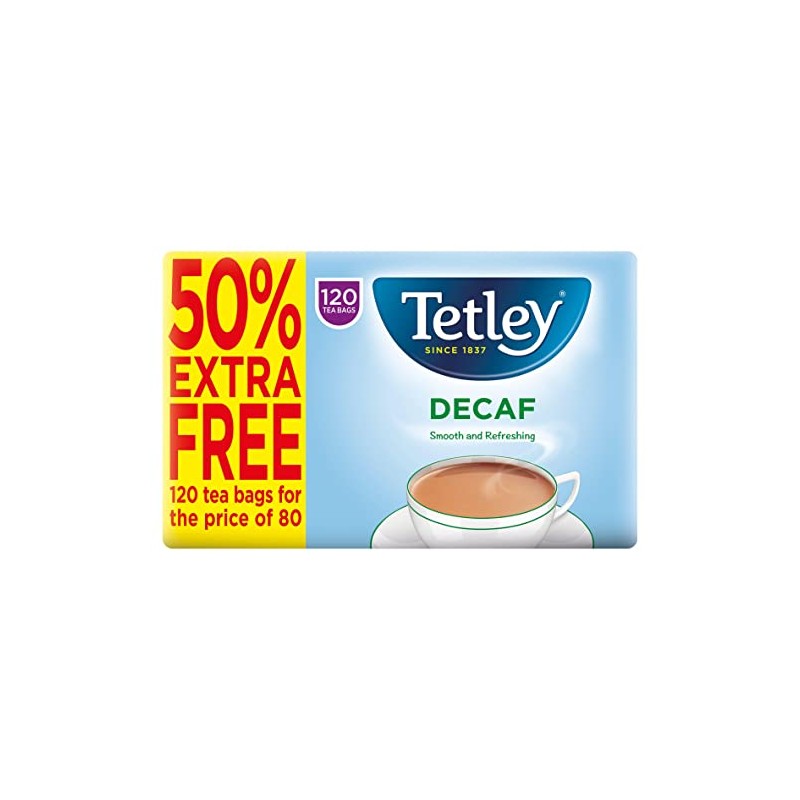 Tetley Decaf Tea Bags x120