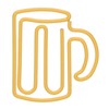 100Pcs Cute Paper Clips Yellow Cup Style Strong Metal Exquisite