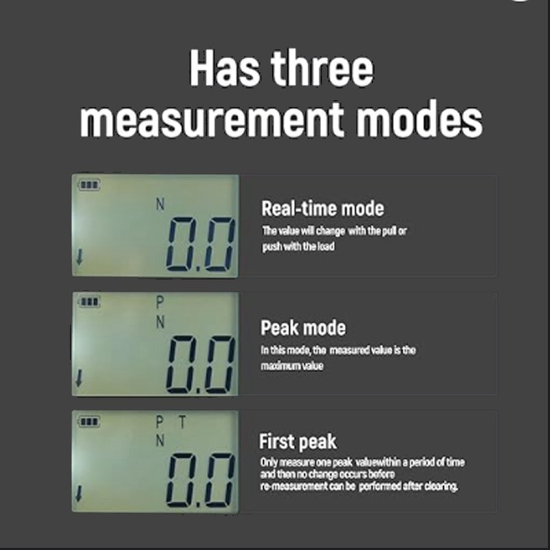 Digital Force Gauge High Accuracy 30‑300N Push Pull Force Tester