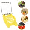 Heavy-Duty Plastic Egg Slicer with Stainless Steel Wires Multipurpose Boiled