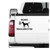 siviwonder Malinois Noise Alarmsystem Car Sticker Dog Film Belgian Mali