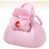 Porta Bolsas de Basura Portátil Rosa de Plástico para Perros