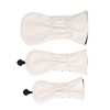 3PCS Golf Club Head Cover PU Waterproof Bird Pattern Golf