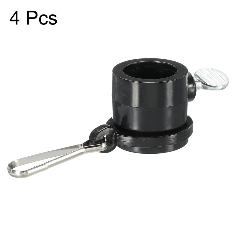 MECCANIXITY Flag Pole Rings Mounting Clips Rotating Adjustable Fasteners 19mm