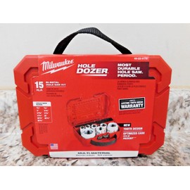 Milwaukee 49-22-4175 General Purpose Hole Saw Kit, 15-Piece
