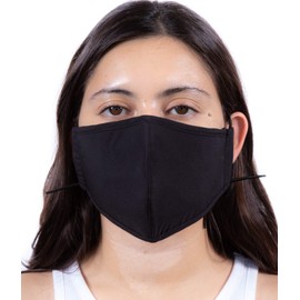 Headmost ComfyMax 3 Layer Fabric Facemask: Water Repellent, Washable & Breathable Face Mask 2 Pack