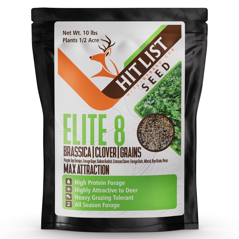HIT LIST SEED® Elite 8 Fall Food Plot Seeds for