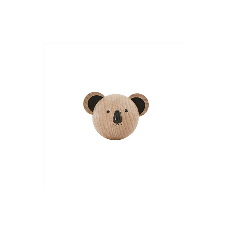 OYOY Mini Children's Koala Wooden Coat Hook Wall Hook for