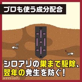 Earth Garden Termite Nest Extermination Bait Type (8 Pieces) Formulated with Ingredients Used by Professionals! Just Fill Insecticides, White Ants, Ants, Insecticides