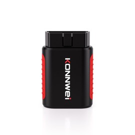 KONNWEI KDIAG OBD2 Scanner Bluetooth - Full System Diagnostic Tool w/Bi-Directional Control, Oil/EPB/DPF/BMS Reset for 40+ Vehicles, Lifetime iOS Android App, AutoVIN & Case