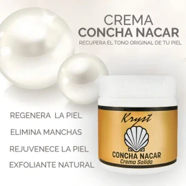 Crema Aclarante Concha Nacar Real 100 Gr Jazmín