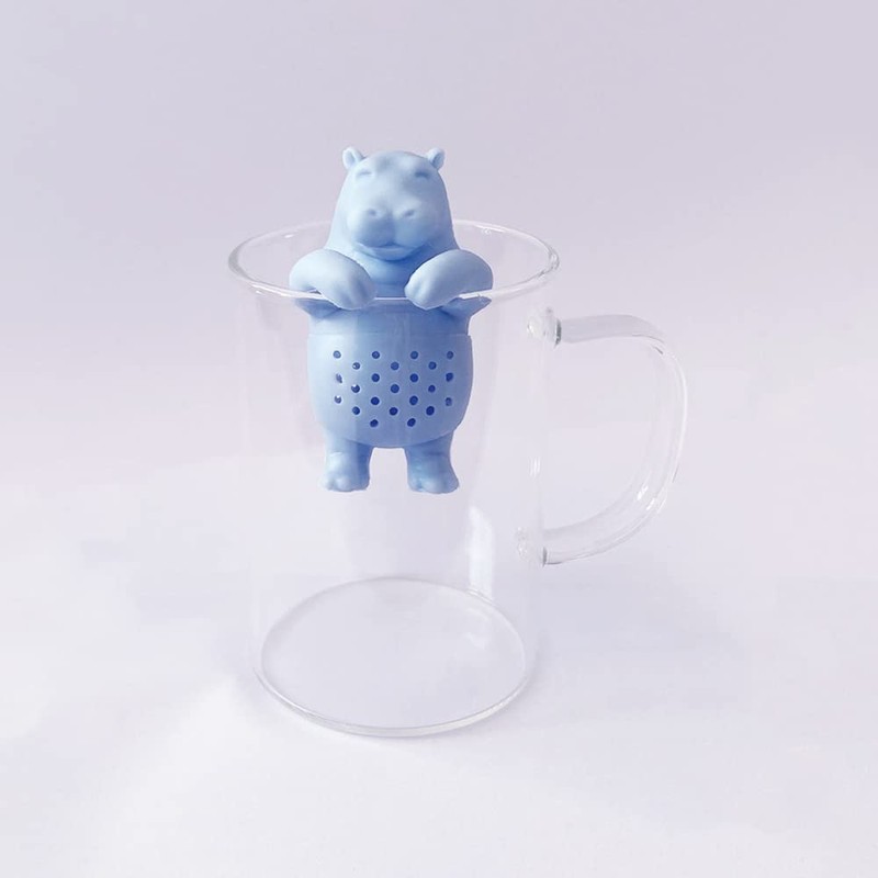 HADEWEITE 1 pcs creative animal tea infuser，cute loose leaf tea