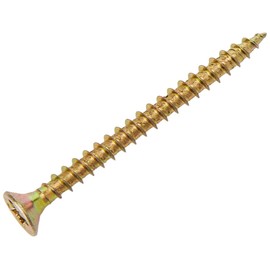 Timco 35040SOLOC PZ2 CSK ZYP Solo Woodscrew 3.5 x 40 - Yellow (Box of 200) , Gold