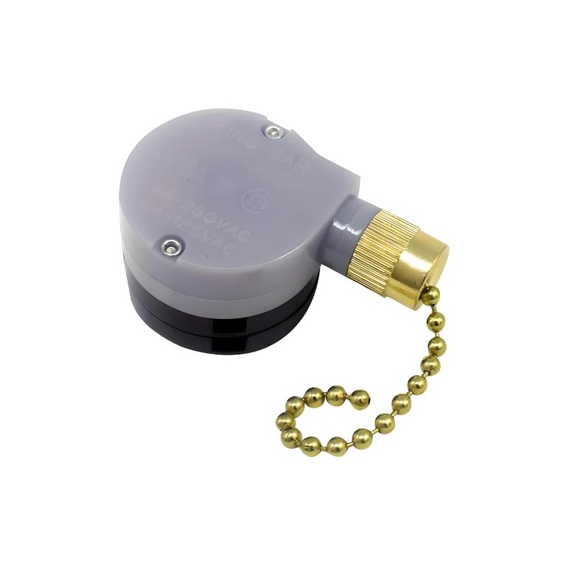 ZE-208D 3 Speed 5-8 Wire Pull Chain Ceiling Fan Switch