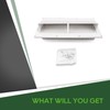 RVGUARD RV Range Hood Exhaust Vent Cover White, RV Stove