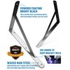 12-Pack 11 Inch Heavy Duty Shelf Brackets, Large Floating Wall