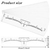50Pcs Eyebrow Ruler Stencils - Abeillo Disposable Brow Ruler Sticker,