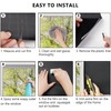 Kromapolis Blackout Window Privacy Film Total Light Blocking Room Darkening