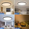 Peasur Dimmable Flush Mount LED Ceiling Light Fixtures, 11.6 Inch