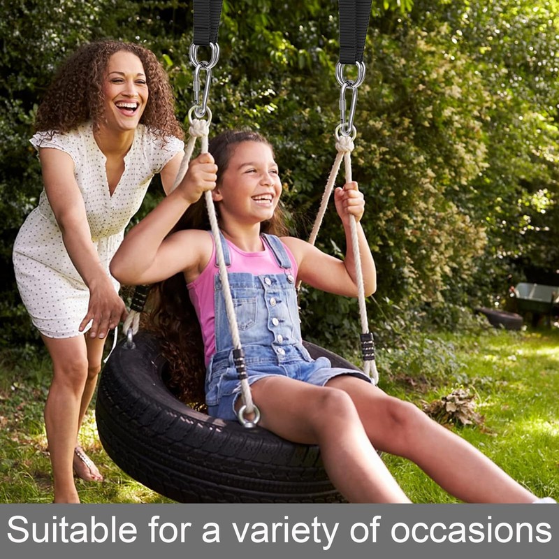 JCUGSBS Swing Fixing, Hammock Fixing, 2 x 30 cm, Hammock