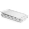 Sweese White Serving Platters, Porcelain Serving Trays for Parties, Large