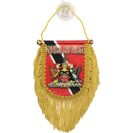 Trinidad and Tobago - Window Hanging Flag (Shield)
