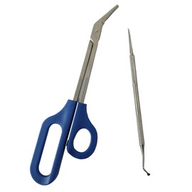 Sharplace Long Handle Toenail Scissors for Seniors - Unique Design to use - Toe Clippers for Men and Women