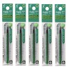 Pilot FriXion Ball Slim Multicolor Refill, 0.5mm, 5 Refills, Green